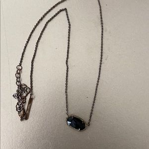 Black Kendra Scott necklace